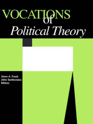cover image of Vocations of Political Theory